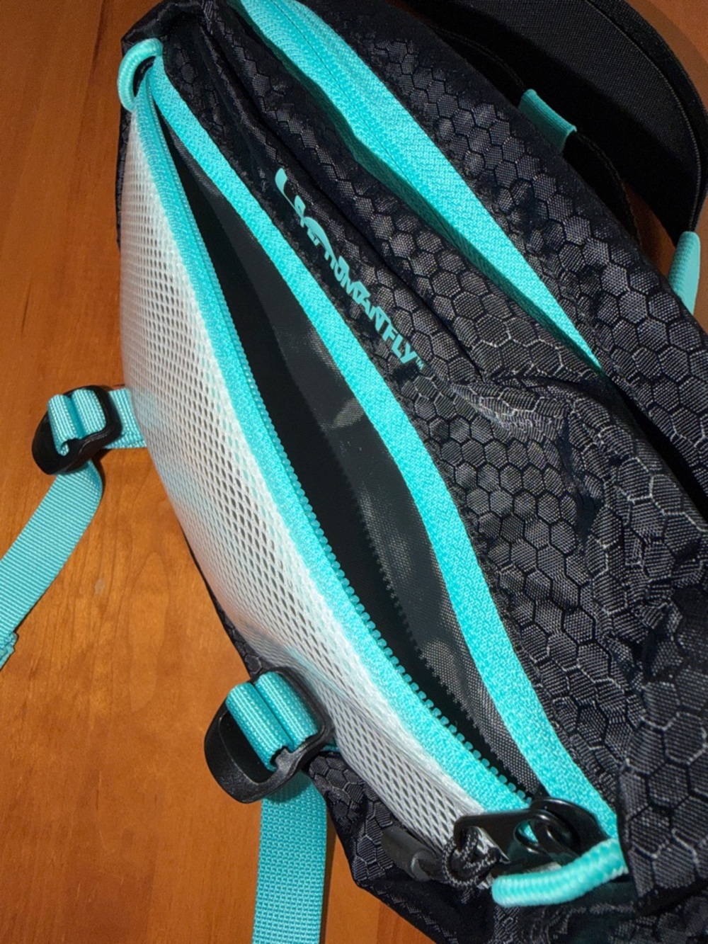 HOKA Running Waist Pack Belt Bag • Teal/Black • Unisex • NWOT - Picture 6 of 9